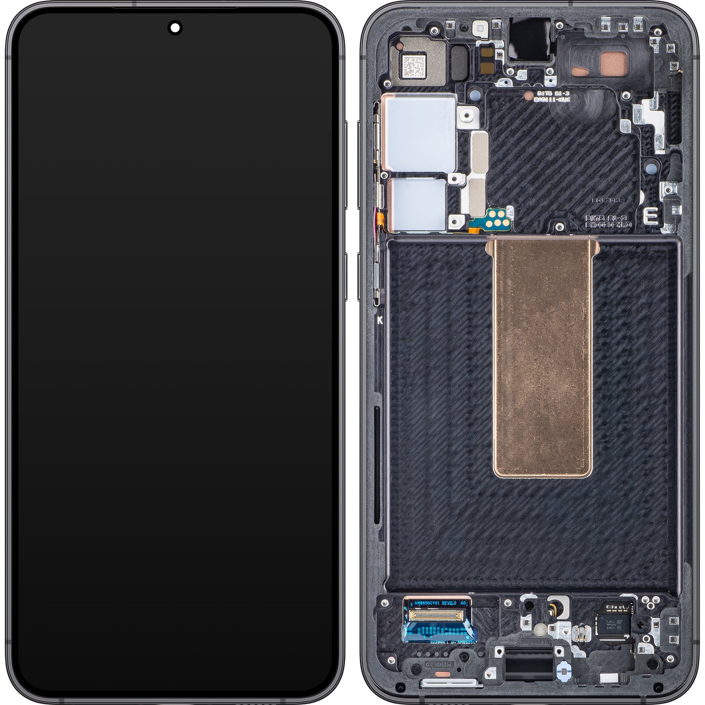 Zaslon s dodirnim ekranom Samsung Galaxy S23+ S916, s okvirom, crni (Phantom Black), servisni paket GH82-30476A