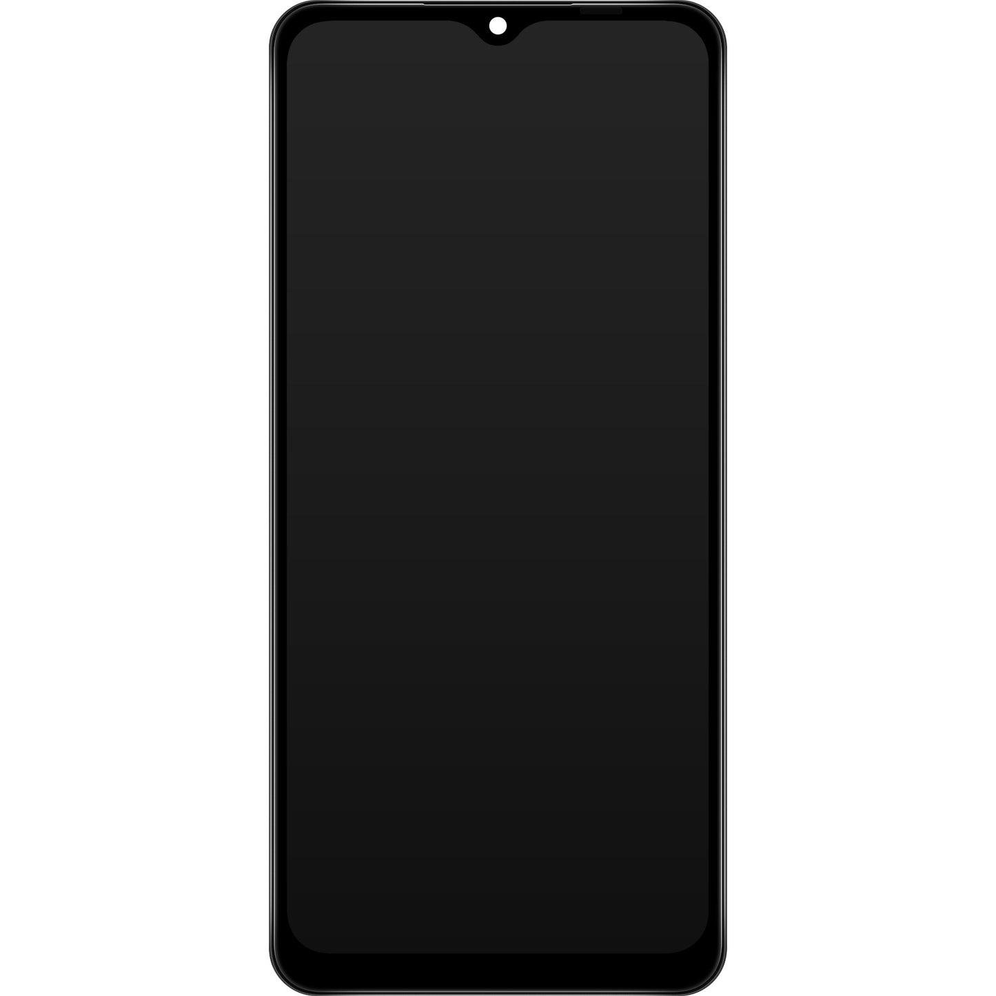 Zaslon s dodirnim zaslonom Samsung Galaxy A12 Nacho A127, s okvirom, crni, obnovljen GH82-26486A