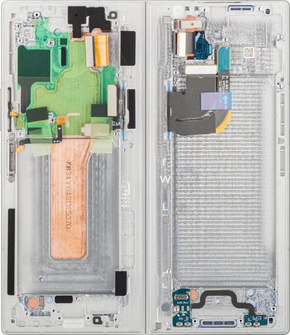 Zaslon s dodirnim zaslonom Samsung Galaxy Z Fold6 F956, s okvirom, unutarnji, bijeli, servisni paket GH82-35042E
