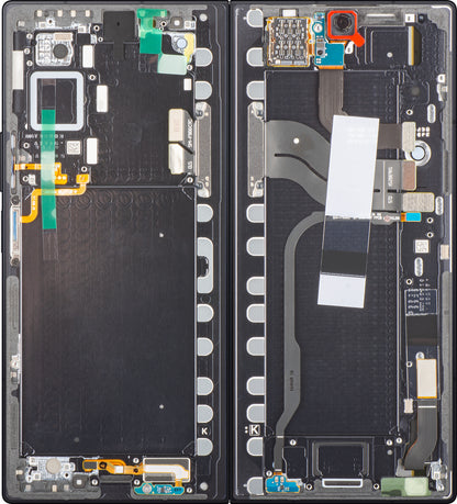 Zaslon s dodirnim zaslonom Samsung Galaxy Z Fold7 F966, s okvirom, Sub Inner, crna (Jet Black), Service Pack GH82-37548C