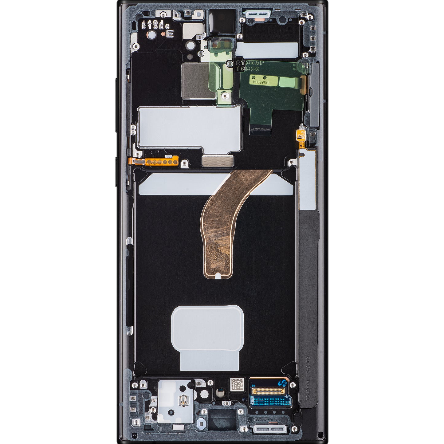 Zaslon s dodirnim ekranom Samsung Galaxy S22 Ultra 5G S908, s okvirom, Plava (Sky Blue), Servisni paket GH82-27488E