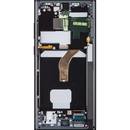Zaslon s dodirnim ekranom Samsung Galaxy S22 Ultra 5G S908, s okvirom, Plava (Sky Blue), Servisni paket GH82-27488E