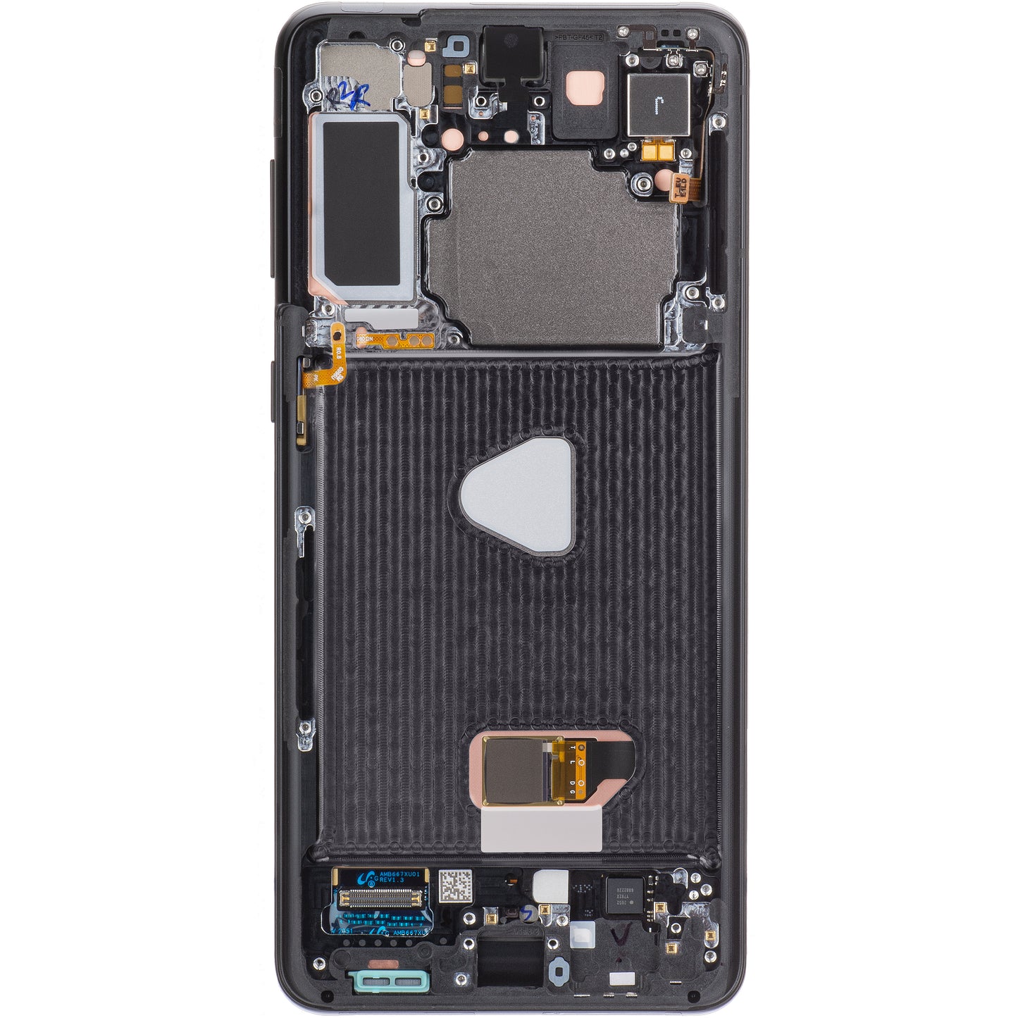 Zaslon s dodirnim ekranom Samsung Galaxy S21+ 5G G996, s okvirom, crni, servisni paket GH82-27268A