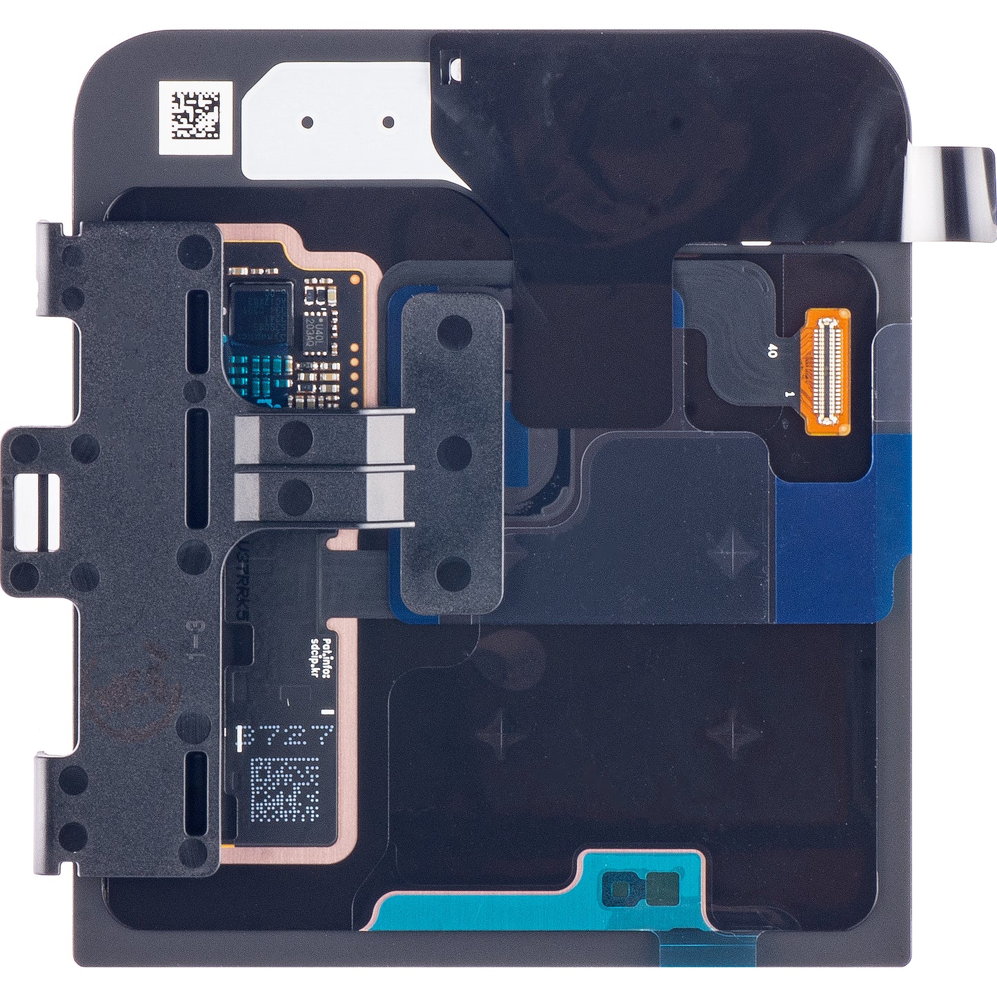Zaslon s dodirnim ekranom Samsung Galaxy Z Flip5 F731, Sub Outer, Siva (Graphite), Servisni paket GH97-29135A