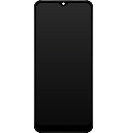 Zaslon s dodirnim ekranom Samsung Galaxy A03 A035, s okvirom, Verzija F, Crni, Servisni paket GH81-21625A