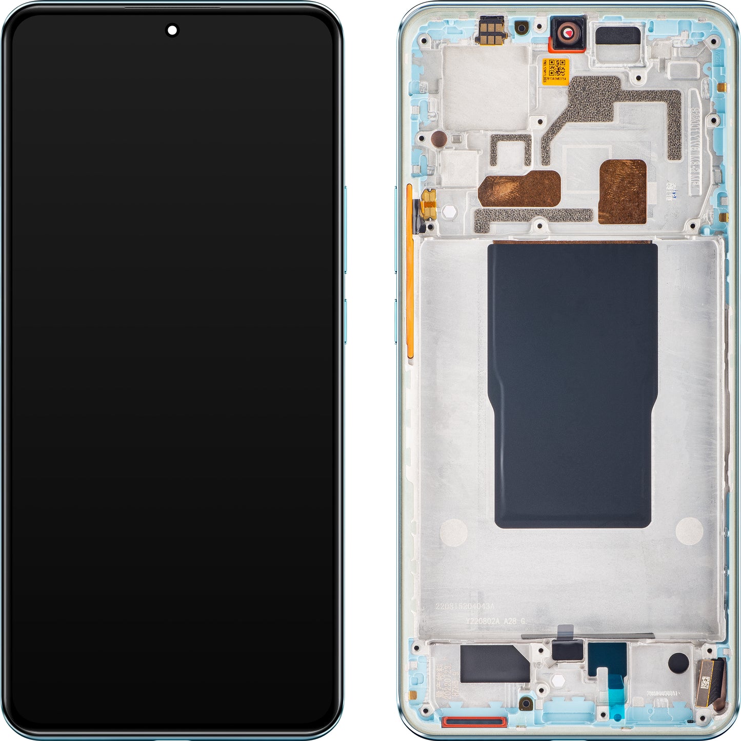 Zaslon s dodirnim ekranom Xiaomi 12T Pro, s okvirom, plavi, Service Pack 560005L12U00