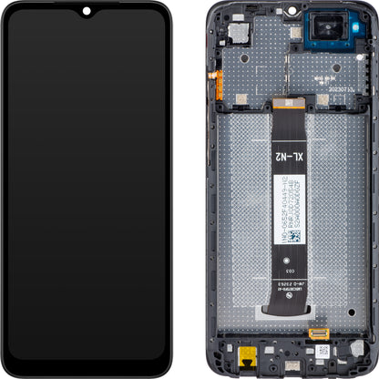 Zaslon s dodirnim ekranom Xiaomi Redmi A2+ / A2, s okvirom, crni (Classic Black), servisni paket 560001C3S200