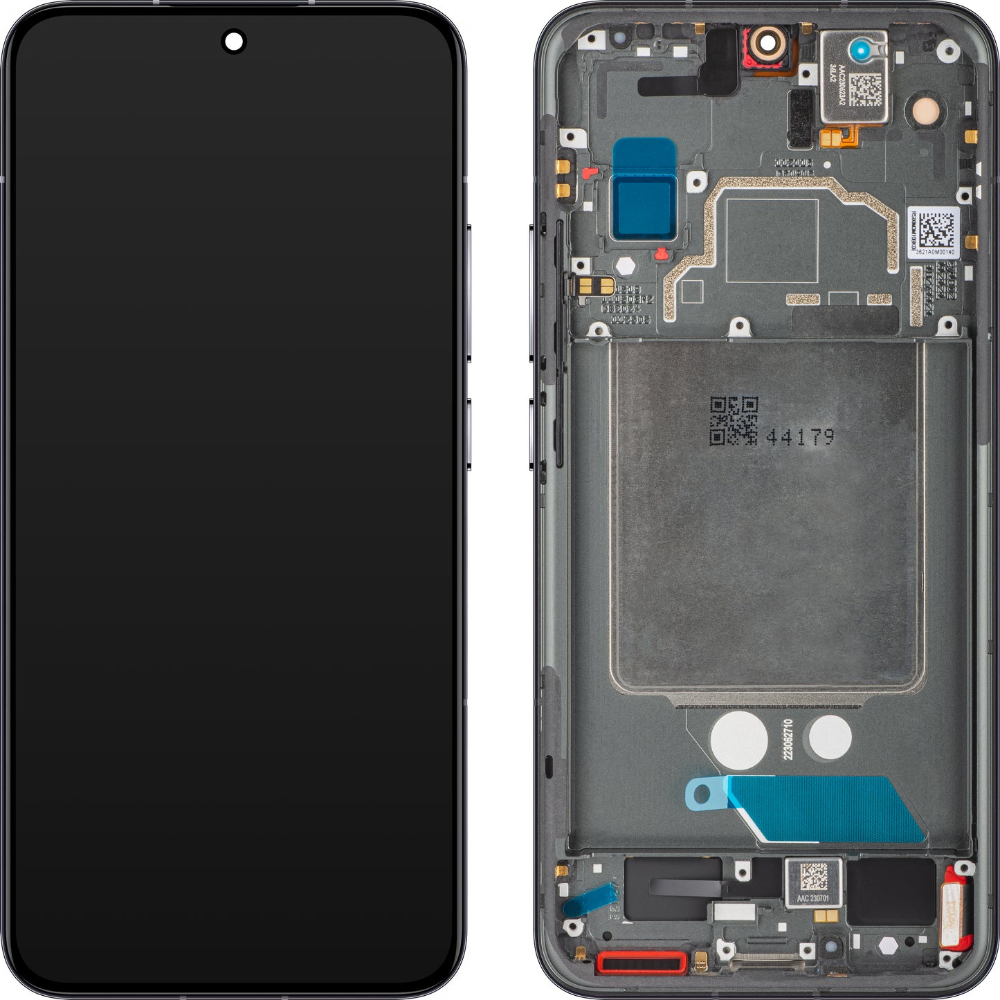 Display s dodirnim zaslonom Xiaomi 13, s okvirom, crni, paket za servis 56000300M300