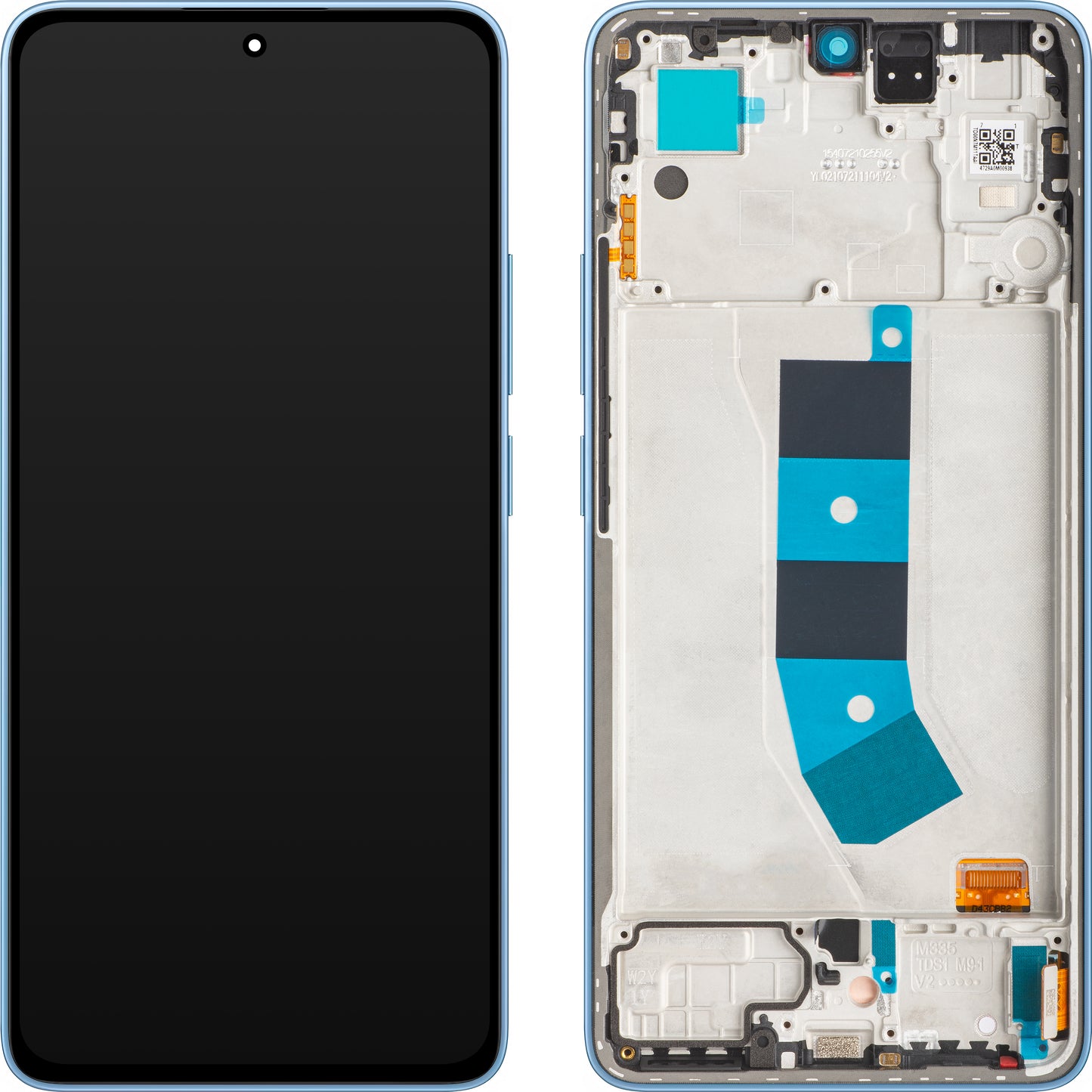Zaslon s dodirnim ekranom Xiaomi Redmi Note 13 4G, s okvirom, Plava (Ice Blue), Servisni paket 56000100N700