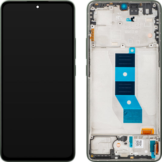 Display s Touchscreenom Xiaomi Poco M7 Pro 5G, s Okvirom, Zelena (Olive Twilight), Service Pack 5600060O17P00