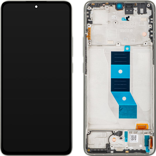 Display s Touchscreenom Xiaomi Poco M7 Pro 5G, s Okvirom, Sivi (Lunar Dust), Service Pack 5600070O17P00