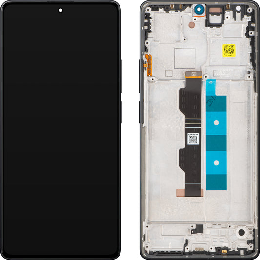 Display s Touchscreenom Xiaomi Redmi Note 14S, s Okvirom, Crni, Service Pack 56000300N6R00