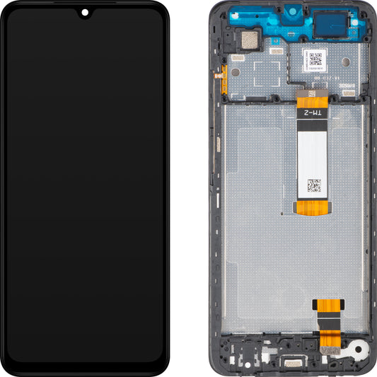 Display s Touchscreenom Xiaomi Poco C71 / Redmi A5 4G, s Okvirom, Verzija Long Flex, Crna, Service Pack 56000100C3Z00