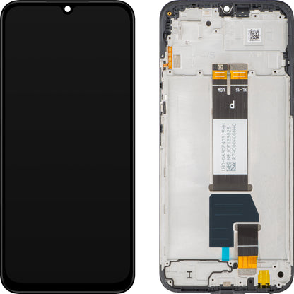 Display s Touchscreenom Xiaomi Redmi 15C 5G, s Okvirom, Crni, Service Pack 56000200P1500