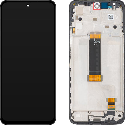 Display s Touchscreenom Xiaomi Redmi 12 5G, s Okvirom, Crni, Service Pack 5600180M1900