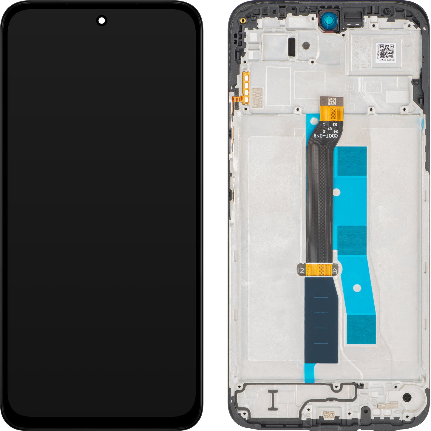 Zaslon s dodirnim zaslonom Xiaomi Redmi 15 5G, s okvirom, crni, Swap 56002500O1900