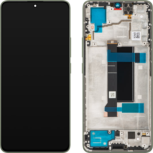 Display s Touchscreenom Xiaomi Redmi Note 13 Pro 5G, s Okvirom, Zelena (Olive Green), Service Pack 56000300N1600