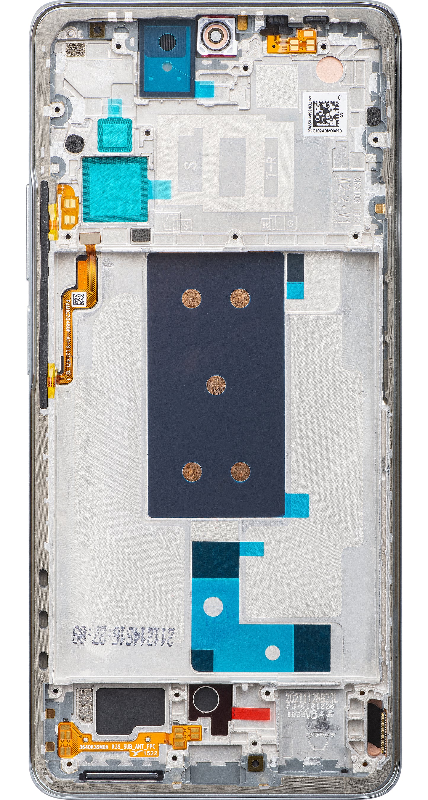 Zaslon s dodirnim zaslonom Xiaomi 11T, s okvirom, siva (Meteorite Gray), Swap 560004K11R00