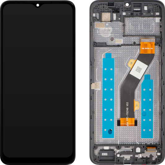 Zaslon s dodirnim zaslonom ZTE Blade A35e, s okvirom, crni, Service Pack 80800521321