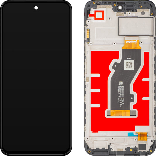 Zaslon s dodirnim zaslonom ZTE Blade V70 Design, s okvirom, crni, Service Pack 80800520973