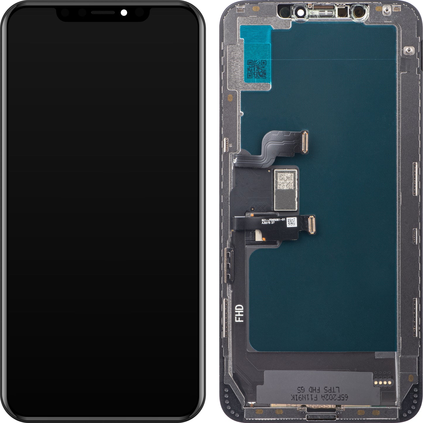 Zaslon s dodirnim ekranom ZY za Apple iPhone XS Max, s okvirom, LCD In-Cell verzija, crni