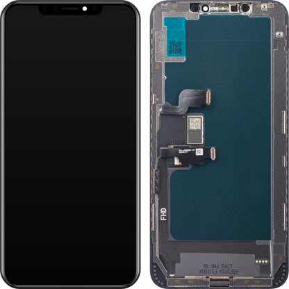 Zaslon s dodirnim ekranom ZY za Apple iPhone XS Max, s okvirom, LCD In-Cell verzija, crni
