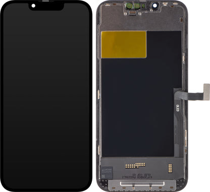 Display s dodirnim zaslonom ZY za Apple iPhone 13 Pro, s okvirom, OLED IC Movable verzija, crni