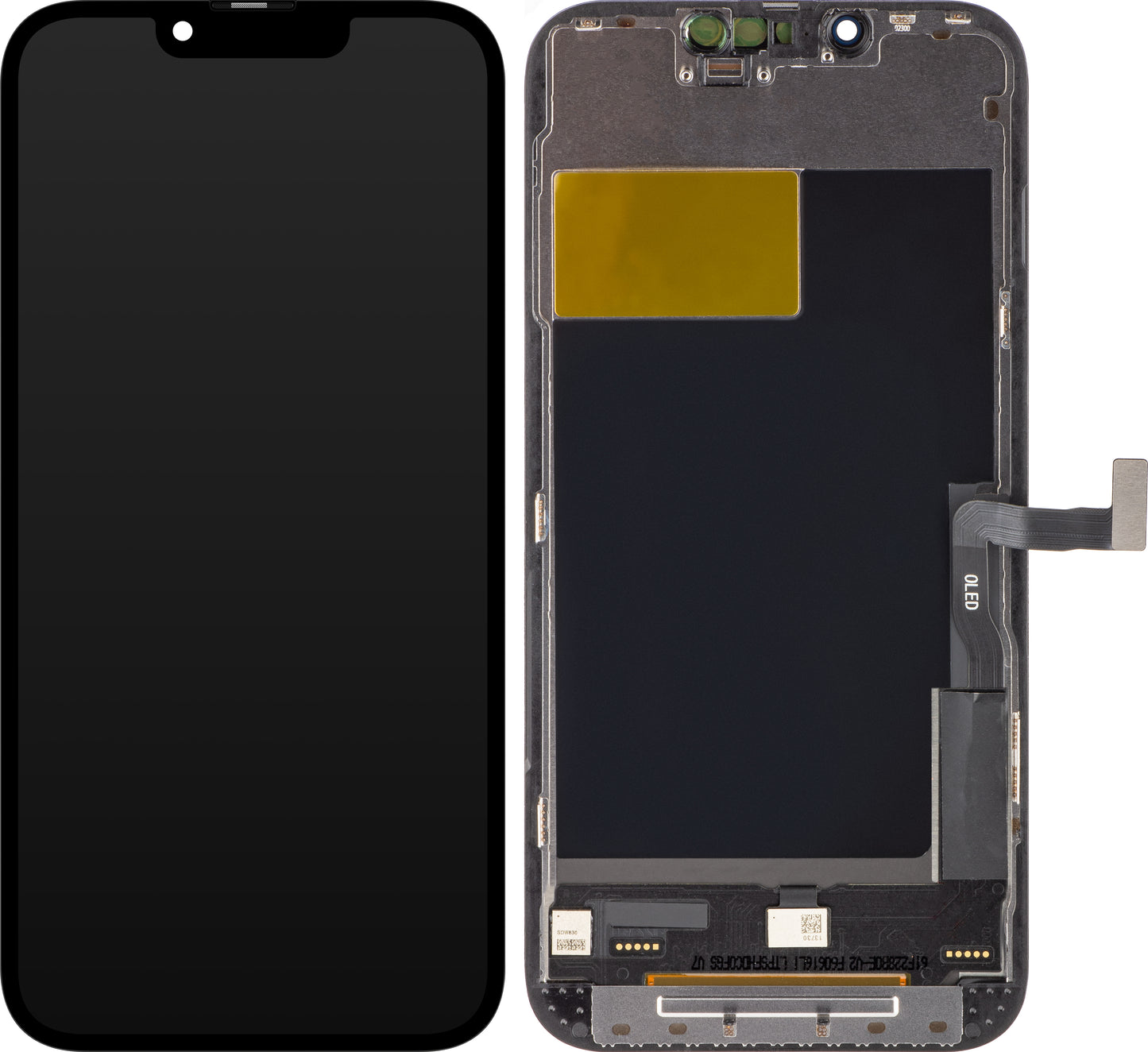 Zaslon s dodirnim ekranom ZY za Apple iPhone 13 Pro, s okvirom, LCD In-Cell IC Movable verzija, crni
