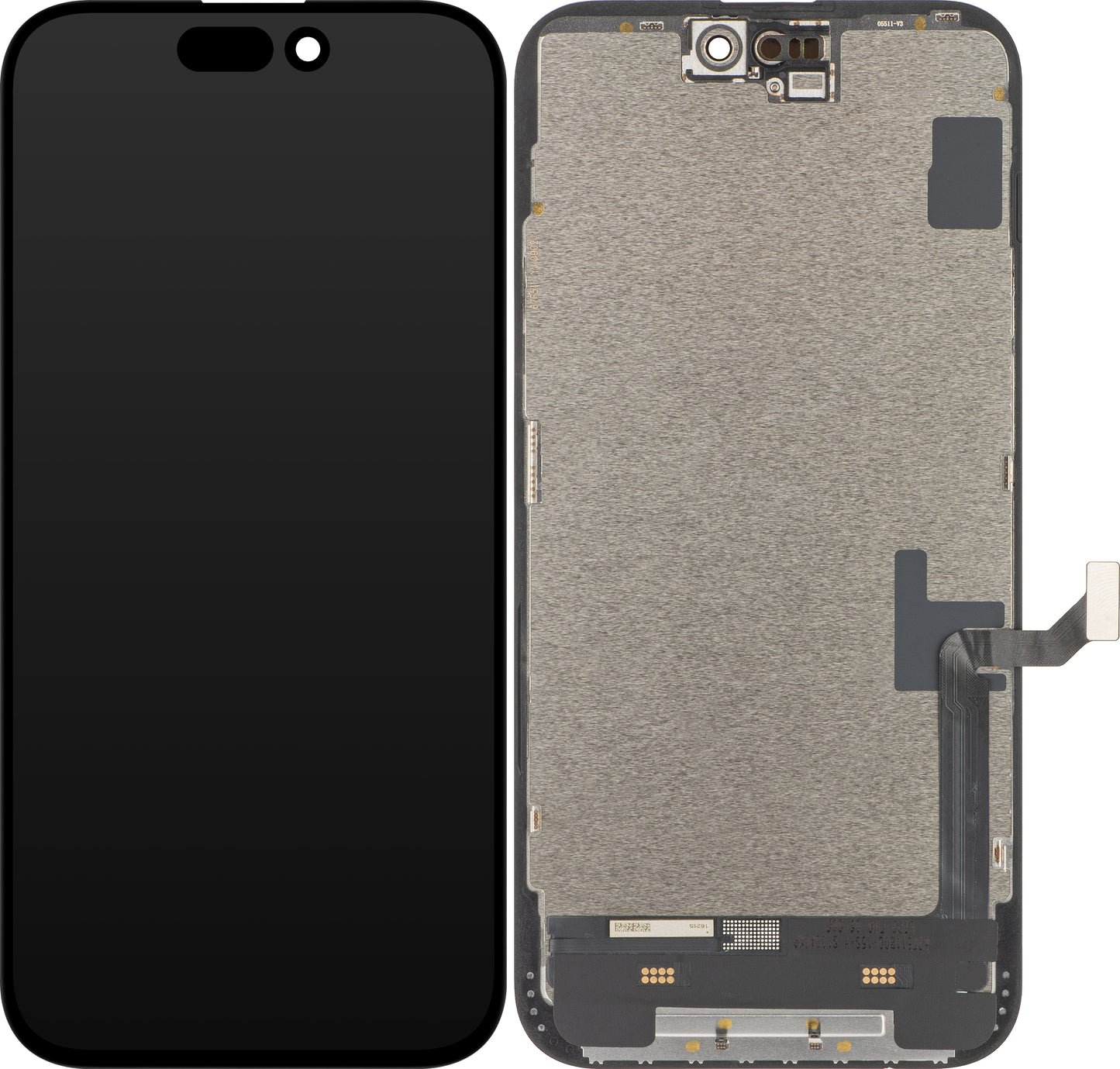 Zaslon s dodirnim ekranom ZY za Apple iPhone 15 Plus, s okvirom, LCD In-Cell verzija, crni