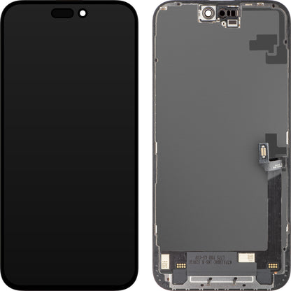 Zaslon s dodirnim zaslonom ZY za Apple iPhone 16 Plus, s okvirom, LCD In-Cell IC Movable verzija, Crna