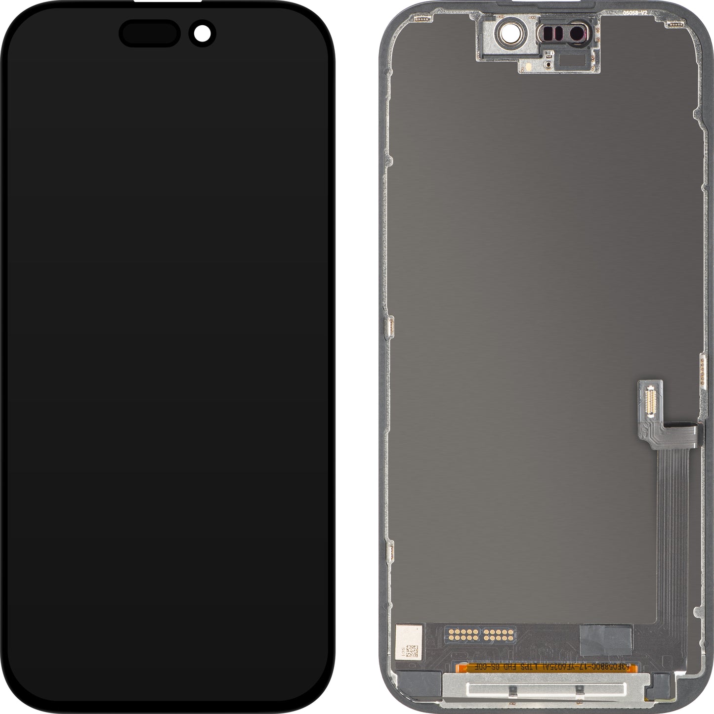 Zaslon s dodirnim zaslonom ZY za Apple iPhone 17, s okvirom, LCD In-Cell IC Movable verzija, Crna