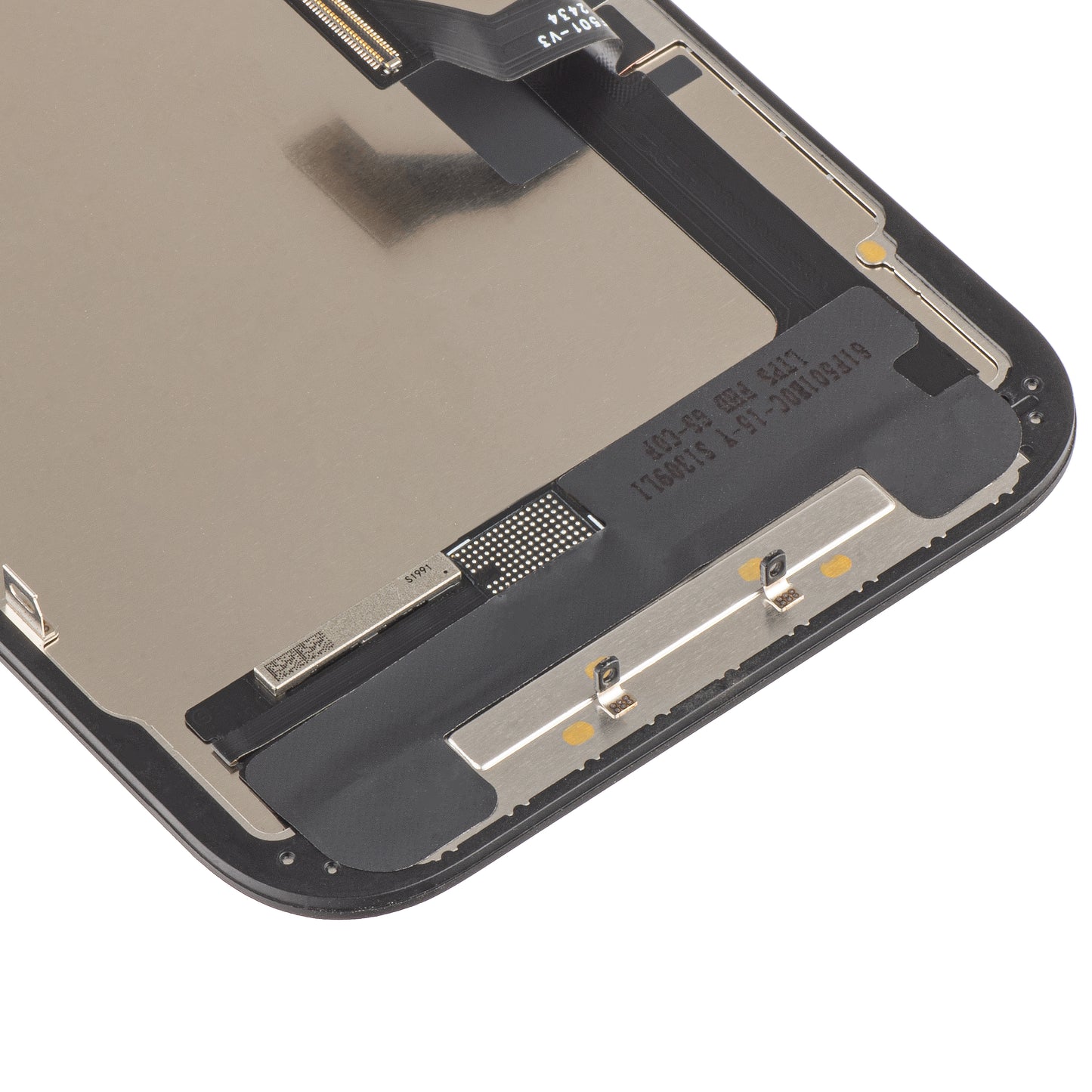 Zaslon s dodirnim ekranom ZY za Apple iPhone 15, s okvirom, LCD In-Cell IC Movable verzija, crni