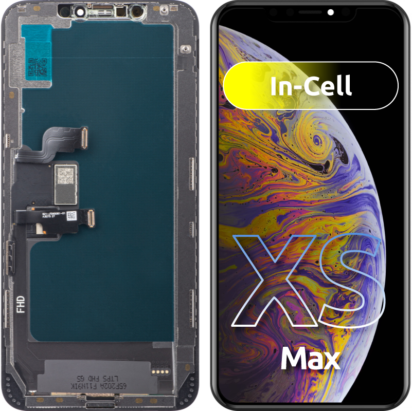 Zaslon s dodirnim ekranom ZY za Apple iPhone XS Max, s okvirom, LCD In-Cell verzija, crni