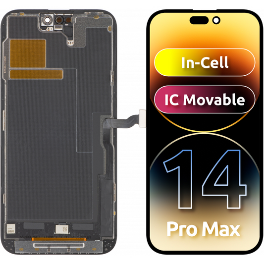 Zaslon s dodirnim ekranom ZY za Apple iPhone 14 Pro Max, s okvirom, LCD In-Cell IC Movable verzija, crni
