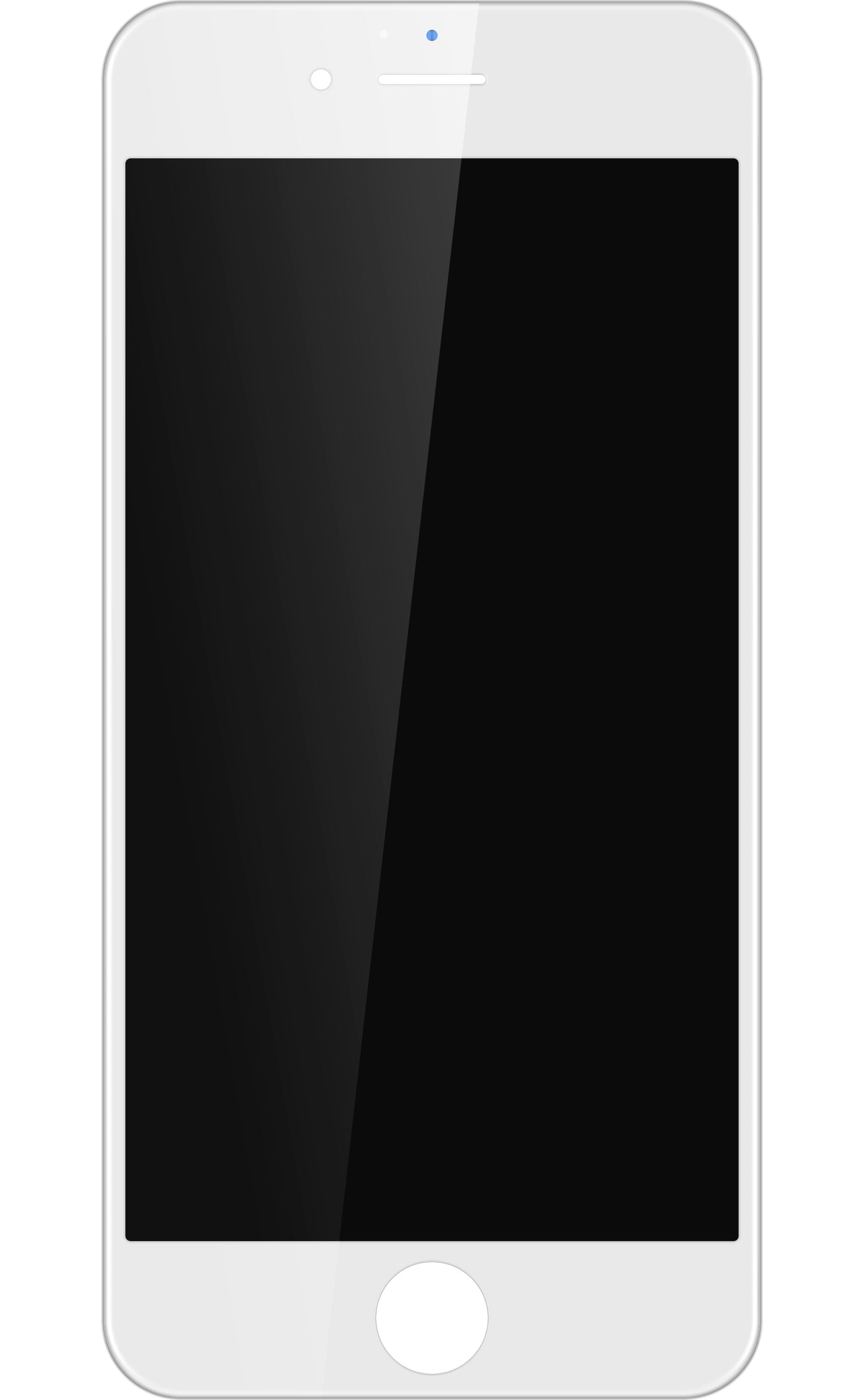 Display s dodirnim zaslonom Apple iPhone 6 Plus, s okvirom, bijeli, obnovljen