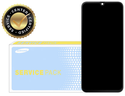 Zaslon s dodirnim ekranom Samsung Galaxy A40 A405, s okvirom, crni, servisni paket GH82-19672A