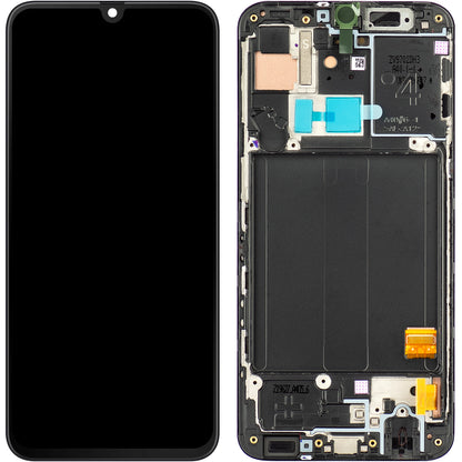 Zaslon s dodirnim ekranom Samsung Galaxy A40 A405, s okvirom, crni, servisni paket GH82-19672A