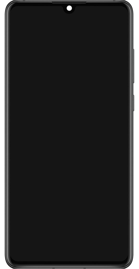 Display s dodirnim zaslonom Huawei P30, s okvirom i baterijom, crni, Service Pack 02354HLT