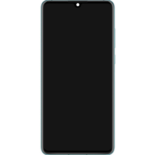 Zaslon s dodirnim ekranom Huawei P30, s okvirom i baterijom, plavi (Breathing Crystal), servisni paket 02354HMF