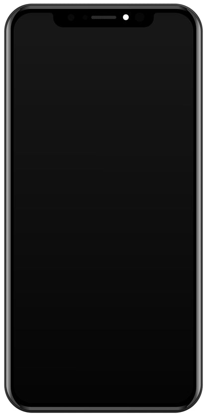 Display s Touchscreenom JK za Apple iPhone X, s Okvirom, In-Cell LCD Verzija, Crni