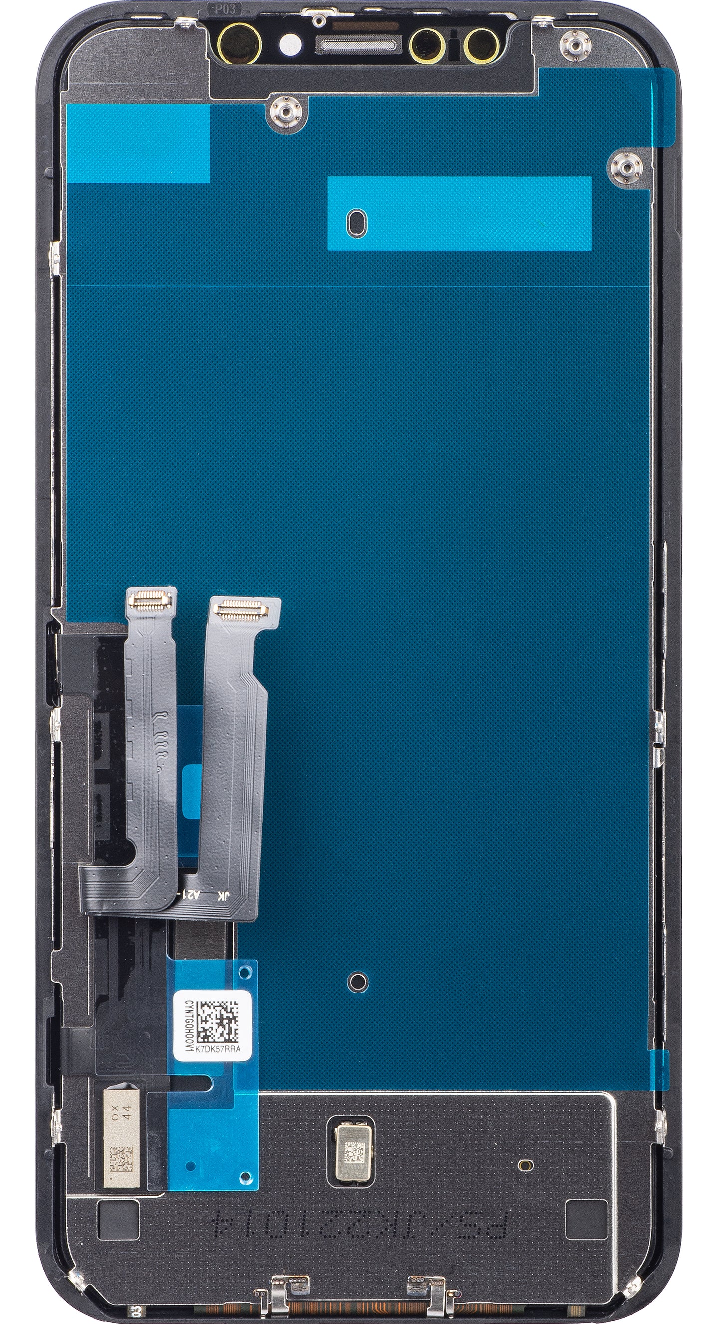 Display s Touchscreenom JK za Apple iPhone XR, s Okvirom, In-Cell LCD Verzija, Crni