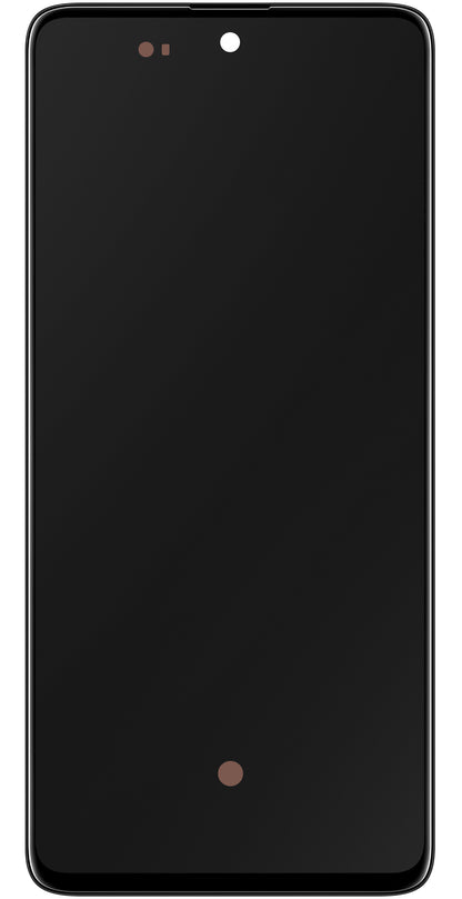 Zaslon s dodirnim ekranom Samsung Galaxy A71 A715, s okvirom, crni, servisni paket GH82-22152A