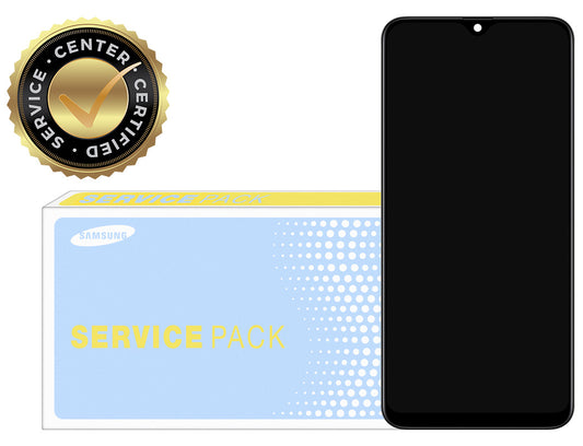 Zaslon s dodirnim ekranom Samsung Galaxy A30s A307, s okvirom, crni, servisni paket GH82-21190A