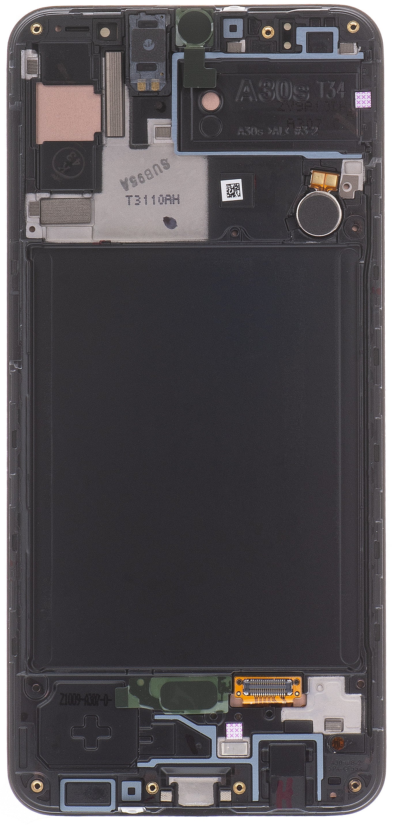 Zaslon s dodirnim ekranom Samsung Galaxy A30s A307, s okvirom, crni, servisni paket GH82-21190A