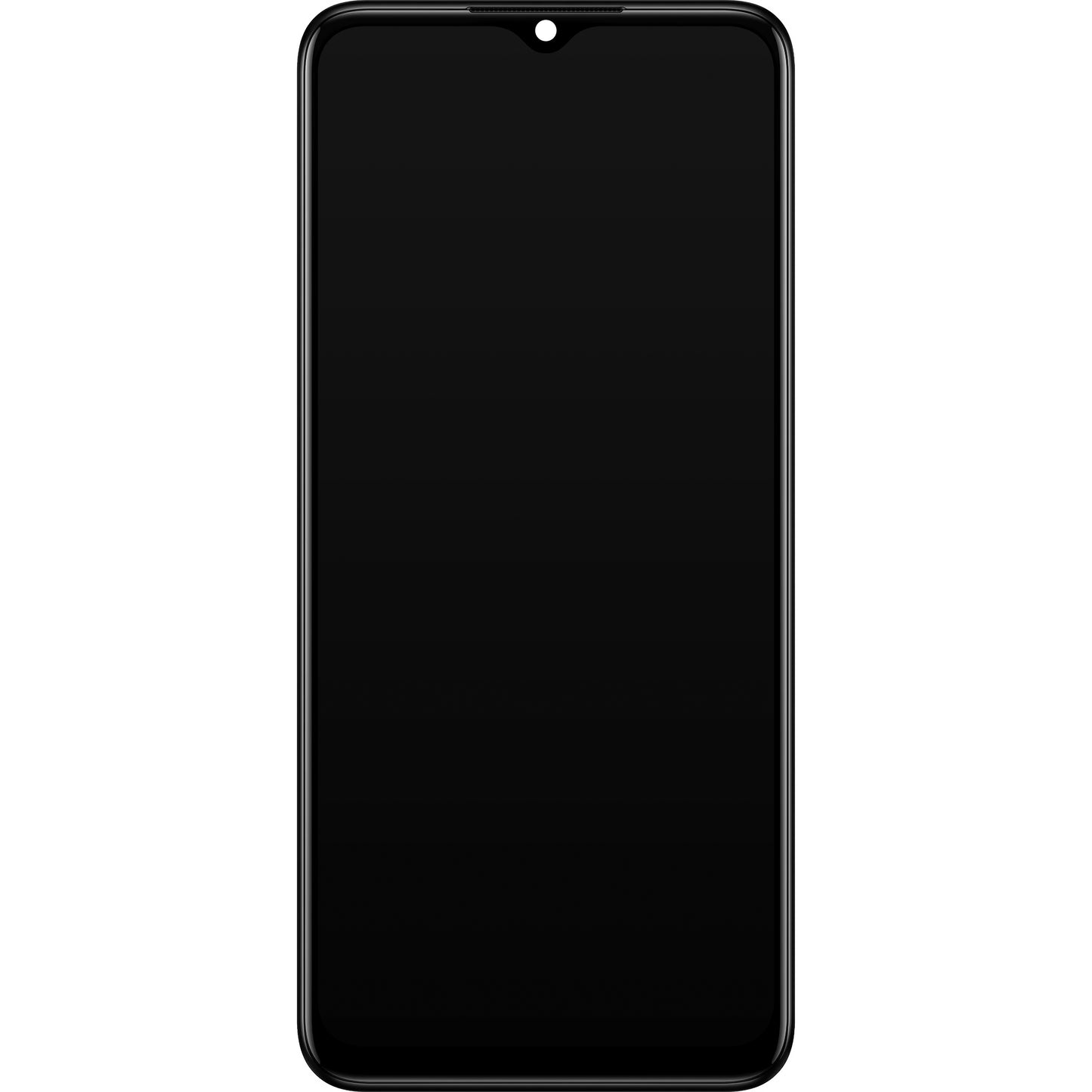 Zaslon s dodirnim ekranom Realme Narzo 50A Prime / C35, s okvirom, crni, paket za servis 4130056