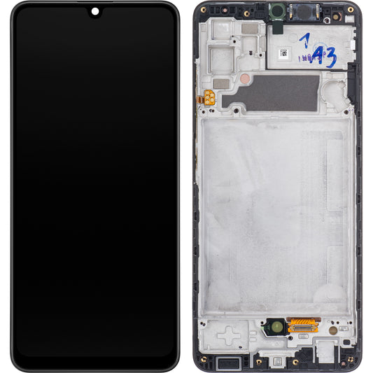 Zaslon s dodirnim ekranom Samsung Galaxy A32 A325, s okvirom, crni, Service Pack GH82-25579A