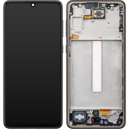 Zaslon s dodirnim ekranom Samsung Galaxy A33 5G A336, s okvirom, crni, paket za servis GH82-28143A