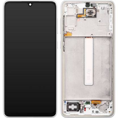Display s dodirnim zaslonom Samsung Galaxy A33 5G A336, s okvirom, bijeli, Service Pack GH82-28143B