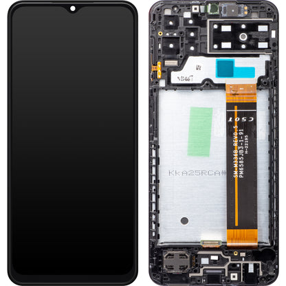 Zaslon s dodirnim ekranom Samsung Galaxy A13 A137, s okvirom, crni, servisni paket GH82-29228A