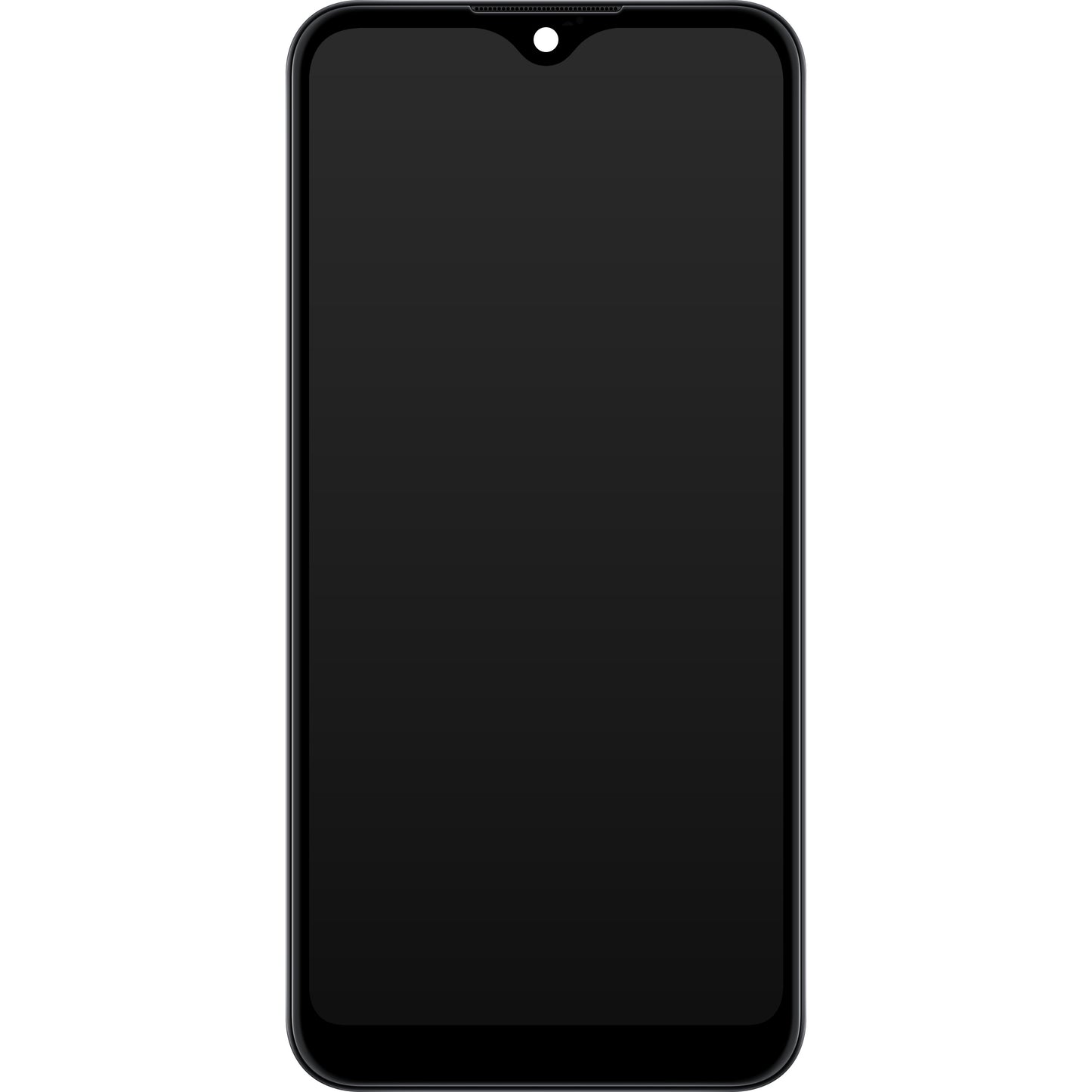 Display s dodirnim zaslonom Samsung Galaxy A01 A015, s okvirom, inačica za izvan Europe, crni, servisni paket GH81-18597A